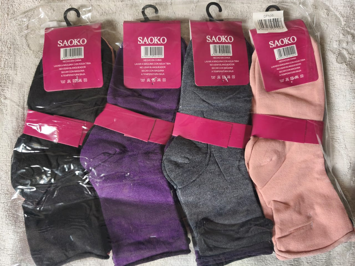 Calcetines Diabético Mujer PACK 12